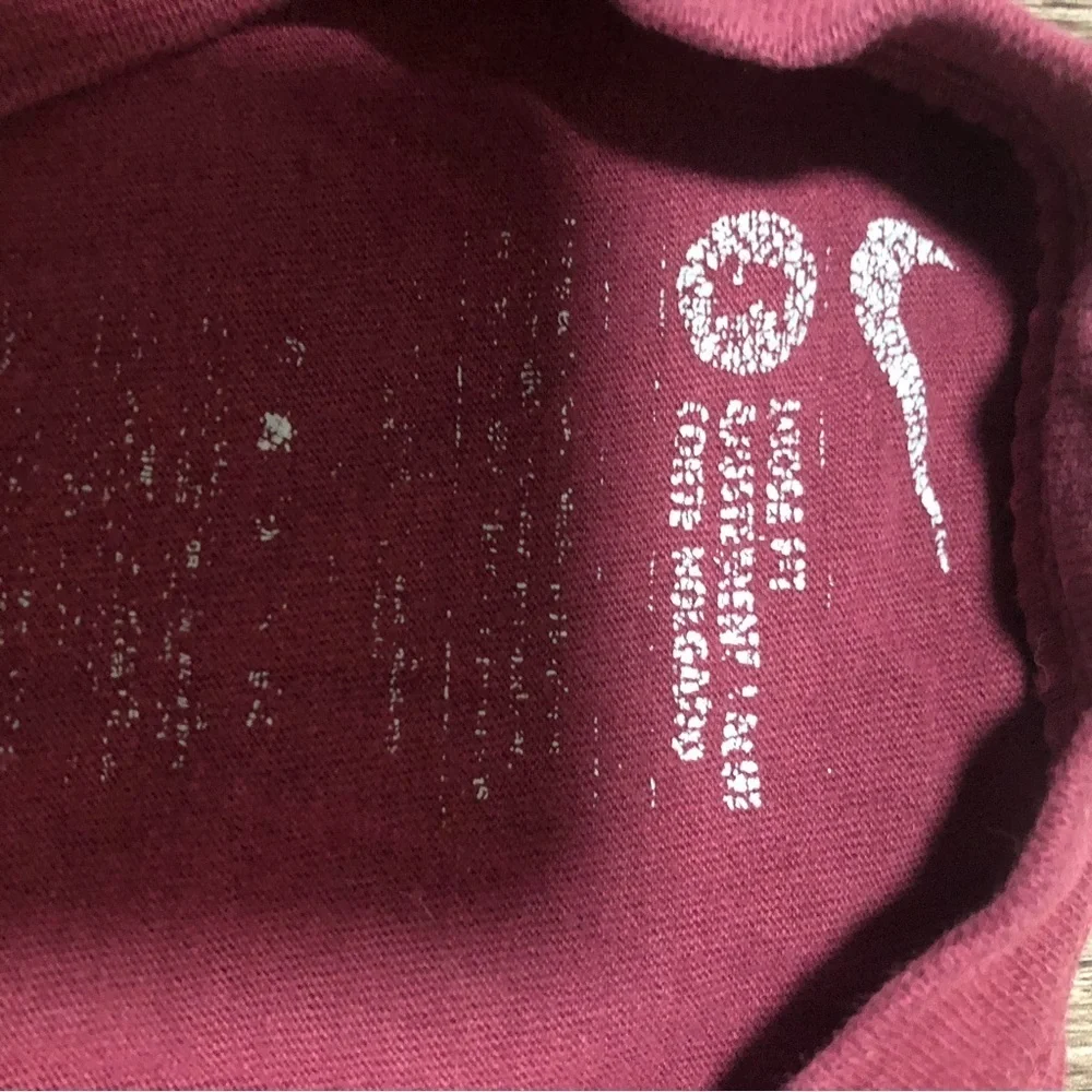 Nike Hilltoppers JUST DO IT T-Shirt - Maroon - Men's/Unisex Loose Fit - Size S